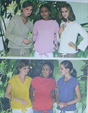 Simplicity 8421 sewing pattern misses blouses size 8 10 12 UNCUT stretch knits