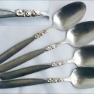 Oneida Silverplate flatware South Seas 1955 pattern 5 teaspoons