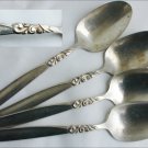 Oneida Silverplate flatware South Seas 1955 pattern 4 tablespoons