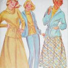 McCall 6165 sewing pattern uncut size 10 misses skirt jacket pants