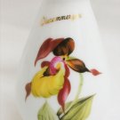 Plankenhammer Bavaria Germany porcelain bud vase Iris flower Oberammergau