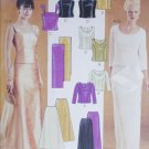 McCall 3436 sewing pattern evening prom bodice skirt sizes 6 8 10 UNCUT