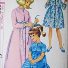 Simplicity 6235 vintage 1965 sewing pattern girls robe size 8