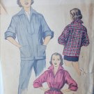 Advance 5859 vintage sewing pattern sports shirt miss size Medium 13-15 circa 1950s Advance 5859 vintage sewing pattern sports shirt miss size Medium 13-15 circa 1950s