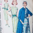 Simplicity 1911 vintage 1956 sewing pattern dress and coat size 11 B 31 1/2 Simplicity 1911 vintage 1956 sewing pattern dress and coat size 11 B 31 1/2