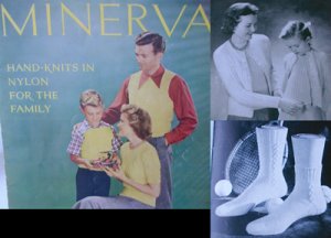 Minerva 1943 knitting pattern booklet sweaters socks infant sets