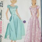 Simplicity 2392 vintage 1948 sewing pattern dress gown size 13 bust 31 UNCUT