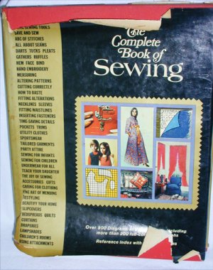 Complete Book of Sewing hardbound book 1972 basic instructions