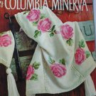 Columbia Minerva Afghan booklet 742 16 classic afghans 8 knit 8 crochet patterns
