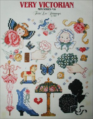Cross stitch pattern leaflet Very Victorian Mini series 10 Leisure Arts 494