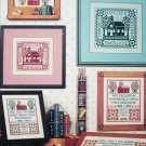 Cross stitch pattern leaflet Thanks Teacher with school house
