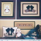 Cricket Collection Just Plain Friends cross stitch Amish designs leaflet 15