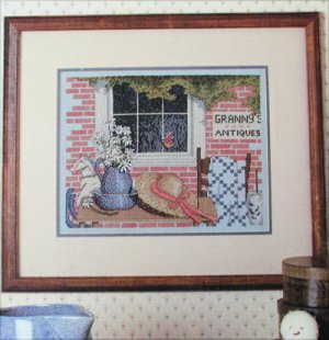 Cross stitch pattern Granny's Antiques Leaflet 33