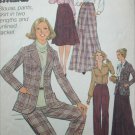 Simplicity 8245 sewing pattern jacket pants skirt blouse size 16 B38