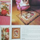 Golden Hands craft pattern booklet Vol 2 part 21 cross stitch rose rug pillow needlepoint Golden Hands craft pattern booklet Vol 2 part 21 cross stitch rose rug pillow needlepoint