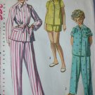 Simplicity 4131 vintage 1952 sewing pattern girls pajamas size 8