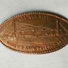 Rolled penny cent Chicago World's Fair 1934 Sky Ride souvenir Rolled penny cent Chicago World's Fair 1934 Sky Ride souvenir