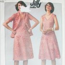 Simpliciy 7965 jiffy knit pullover dress unlined jacket size 16 B38 sewing pattern