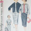 Simplicity 3579 missses overblouse skirt jacket size 18 B38 c 1960s sewing pattern