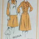 Mail in pattern M461 misses dress tabbard sinze 16 B38 tucked front UNCUT