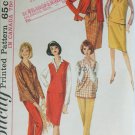 Simplicity 5574 misses blouse jumper pants skrit size 14 B34 vintage 1964 pattern
