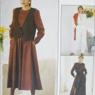 McCAll 5028 misses vest jumpsuit dress sizes 20 22 24 UNCUT sewing pattern