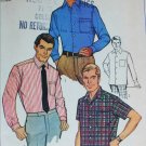 Simplicity 7745 mans shirt sewing pattern size neck 17 chest 46