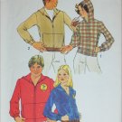Simplicity 7207 mans hooded sweatshirt size small 34 to 36 sewing pattern
