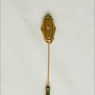 Avon stick pin faux diamond in oval antique gold tone jewelry