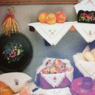 Cross stitch bread cloths covers IV leaflet 9 designs Harriette Tew