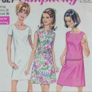 Simplicity 7627 misses jiffy dress size 14 B36 vintage 1968 pattern