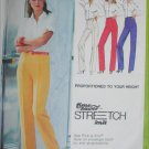 Simplicity 9267 stretch knit misses pants sizes 10 12 14 UNCUT pattern