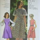 Simplicity 9850 misses retro dress size 14 bust 36 vintage 1971 patttern