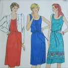 Butterick 4206 misses sleeveless dress jacket size 16 B38 UNCUT pattern