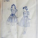 Simplicity 2785 vintage 1949 girls dress size 10 sewing pattern