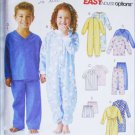 McCall 4283 child pajama robe jumpsuit sizes 4 5 6 sewing pattern