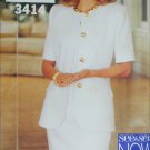 Butterick 3414 misses jacket and dress sizes 12 14 16 UNCUT sewing pattern
