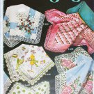 Handkerchief Edings crochet patterns Coats Clarks 311 vintage 1955 booklet
