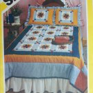 Simplicity 6145 patchwork quilt pattern in four sizes pillow sham UNCUT Simplicity 6145 patchwork quilt pattern in four sizes pillow sham UNCUT