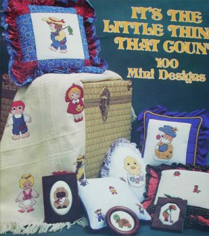 Cross stitch pattern book It's the Little Things that Count 100 mini designs Gloria and Pat