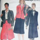 McCall 8235 misses culottes skirt jacket size 10 UNCUT sewing pattern