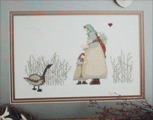 Cross stitch pattern Helen Kathryn and Mama Goose Leisure Arts 638