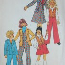 Simplicity 7606 girls unlined jacket pants skirt size 12 sewing pattern