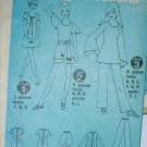 Simplicity 8733 retro 1970 pattern misses mini dress flared sleeve top size 10 UNCUT