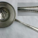 Sheffield Veribest silverplate individual tea strainer flatware leaf pattern