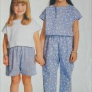 Butterick 6185 see & sew pattern child's top pants shorts sizes 2 3 Butterick 6185 see & sew pattern child's top pants shorts sizes 2 3