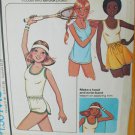 McCall 5970 misses tennis skirt top headband size 6 to 8 pattern Stretch knits