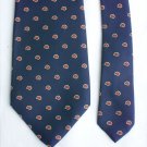 Royal Knight all silk man's necktie navy with red/gold pattern 3" width Royal Knight all silk man's necktie navy with red/gold pattern 3" width