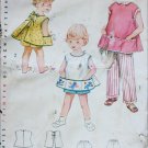 Simplicity 4884 vintage 1953 girls apron shorts slacks size 6 breast 24 sewing pattern Simplicity 4884 vintage 1953 girls apron shorts slacks size 6 breast 24 sewing pattern