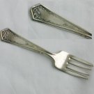 Bride silverplate International Silver plate baby fork 1923 garland swag